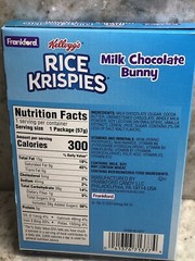 Frankford Candy Rice Krispies Milk Chocolate ‘N Cereal Bunny-Brand New-See Below
