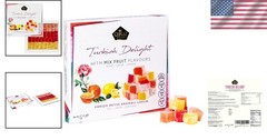 Luxurious Turkish Delight – Assorted Flavors, 16 oz Gourmet Candy Gift