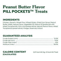 Greenies Pill Pockets for Dogs Large Size, Soft Dog Treats, with Real Peanut But