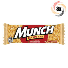 8x Bars Munch Peanut Candy Bars | 1.42oz | Gluten Free | Fast Shipping!