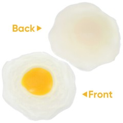 4Pcs Poached Egg Fried Egg Artificial Cooked Egg Lifelike Cooked Egg Model