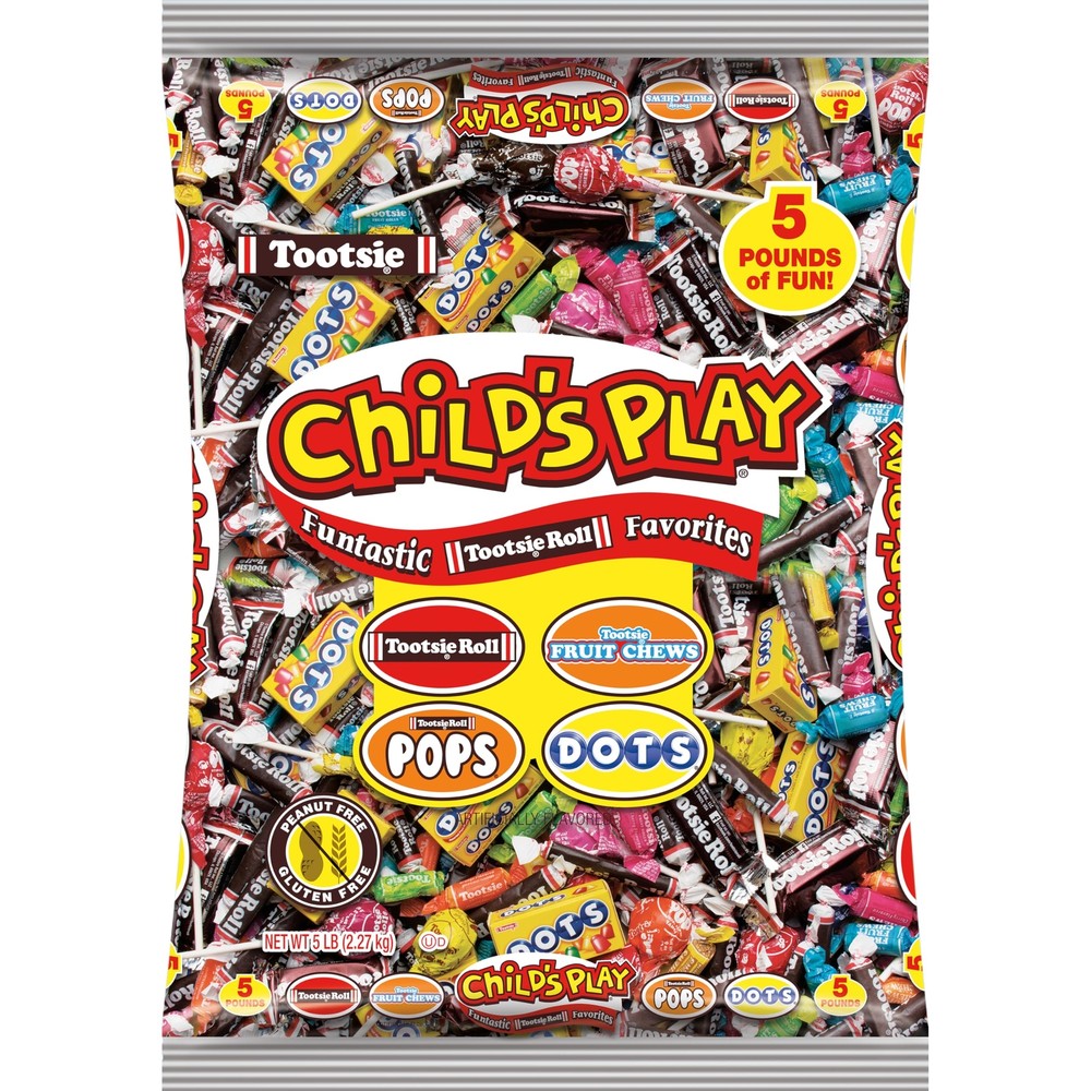Child’s Play Candy Favorites with Bonus Mobile Game 5 Pounds of Individually …