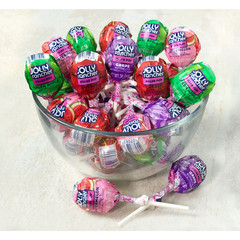 Jolly Rancher Chew-Filled Pops, Original Flavors, Bulk Lollipop Candy (2 Pounds)
