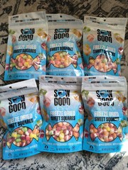 Sow Good Candy Freeze Dried Sweet Squares 4.2oz Pack of 6 BB 07/04/2027