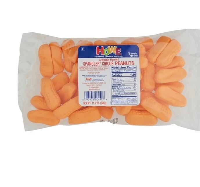 3 packs howe Circus Peanuts Old Fashioned Candy, 2-Pound Pack