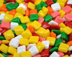 Bayside Candy Chiclets – Chewing Gum – Gumball Machine Refills – 1LB