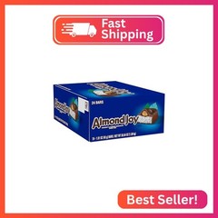 ALMOND JOY Coconut and Almond Chocolate Candy Bars, 1.61 oz (24 Count)