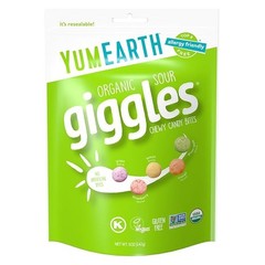 YumEarth Organic Sour Giggles Chewy Candy 5 Ounce Bag