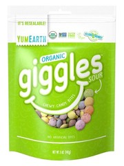 YumEarth Organic Sour Giggles Candy 5oz Allergy Friendly Vegan Snacks