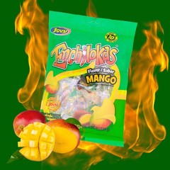 Spicy Mango Gummies With Tamarind Coating Authentic Mexican Candy 10.58Oz Pack