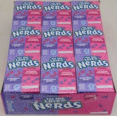 Nerds Candy Grape & Strawberry 36 Boxes Party Nerd Bulk Box Candies Crunchy
