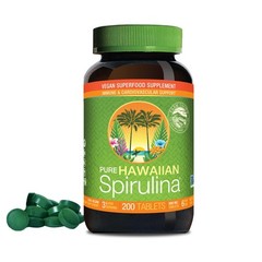 Nutrex Hawaii Pure Hawaiian Spirulina – Vegan 200 Count (Pack of 1)