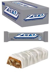Zero caramel peanuts almond nougats & Almonds Creamy Fudgy Candy Bars 24 Bars Pk