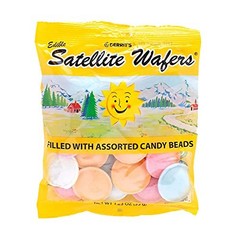 Gerrit’s Satellite Wafers, Original with Candy Beads, 1.23-Ounce-Bags (Pack of 1