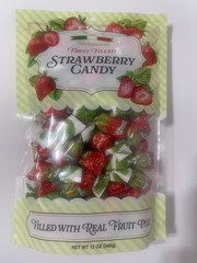 TENTAZIONI STRAWBERRY CANDY FILLED WITH REAL FRUIT PULP, 340G/12 Oz, FROM ITALY