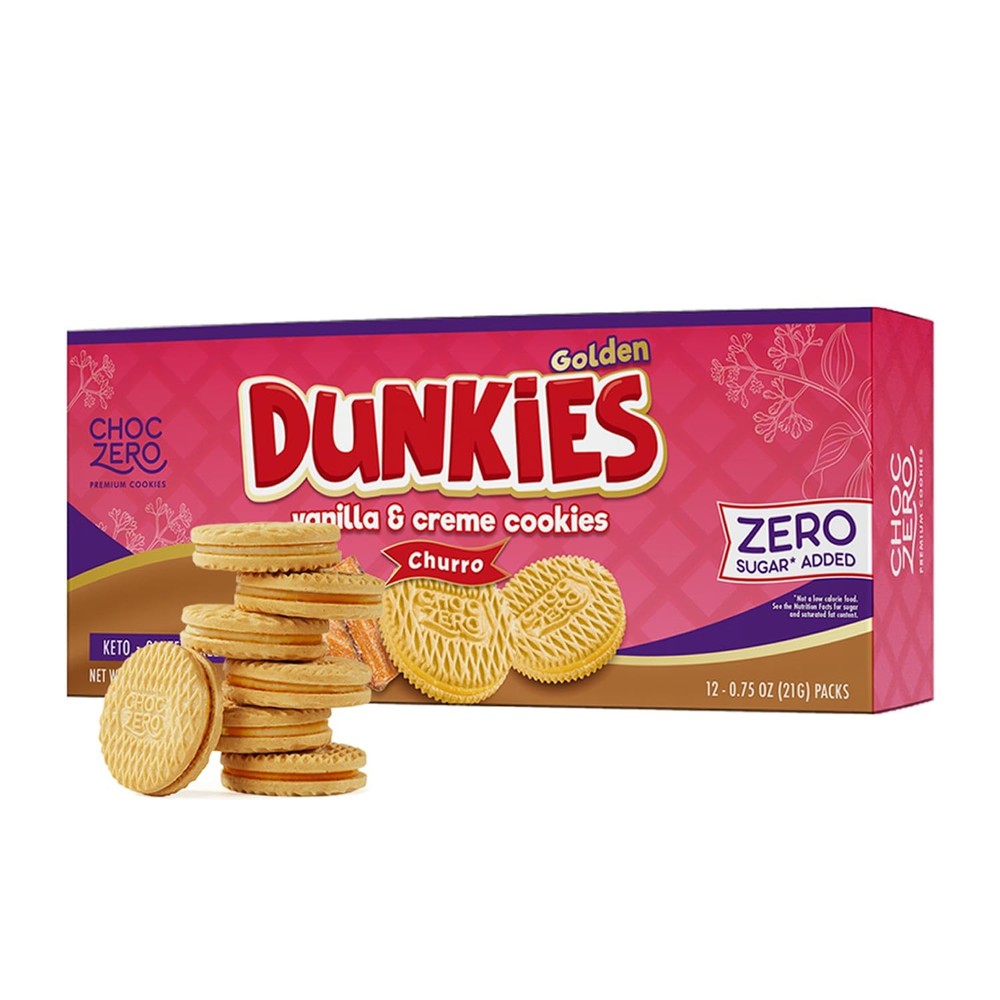 Churro Dunkies – Sugar Free Cinnamon Vanilla Sandwich Cookies, Keto Friendly,…