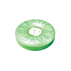 BREATH SAVERS Spearmint Sugar Free Breath Mints 1.27 Ounce (Pack of 8), White