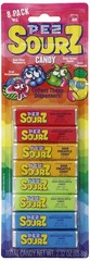 8-Pack of Pez Sourz Candy Refill, 2.32 Ounce New & Sealed In Stock!