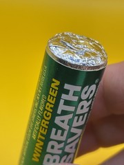 RARE 1973-76 Breath Savers Wintergreen 20¢ No UPC ❄️ Life Savers Inc NY NY 10019