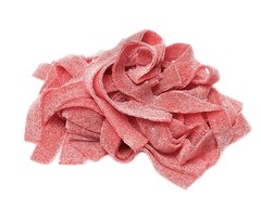 Sour Gummy candy Strips (Strawberry, 1 Pound)