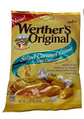 Lot of (12) Werther’s Original Salted Soft Caramel Creme 2.22oz Bags BB 10/31/24