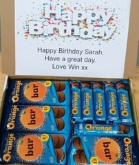 TERRY’S CHOCOLATE ORANGE Personalised Hamper Box Birthday Christmas Gift Present