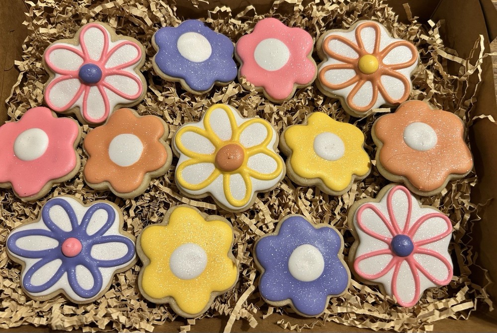 Spring Homemade Cookies. 1 Dozen Per Order. Made Fresh. Individually Wrapped.