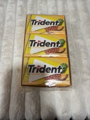 Trident Pineapple Twist 12 Packs Of 14 Pieces BB 7-29-26