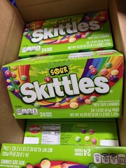 Skittles Sour Candy, 1.8 Ounce (24 Single Packs)