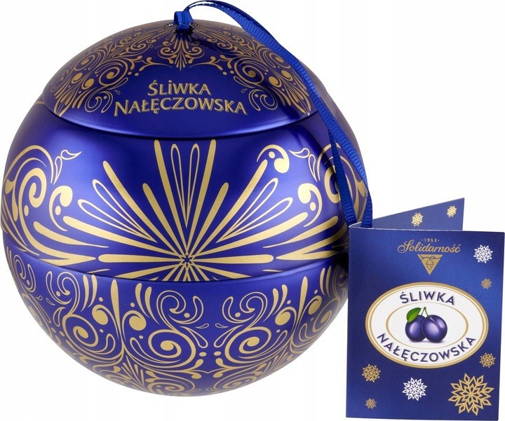 Solidarnosc SLIWKA NALECZOWSKA BAUBLE – Plum in Chocolate 150g / 5.29oz