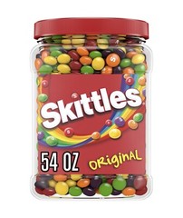 Skittles Original Fruit Candy 54 oz Tub Bulk Vending Candies OVER 3 LBS Assorted