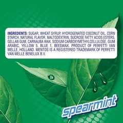 Spearmint Chewy Mint Rolls, 14 Pieces per Roll – 15 Pack