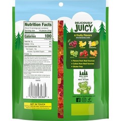 Black Forest Gummy, Bears, Fruit Flavor, Deliciously Juicy, Made with Real Fruit