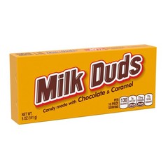 MILK DUDS Chocolate and Caramel Candy Boxes, 5 oz 5 Ounce (Pack of 12), Brown