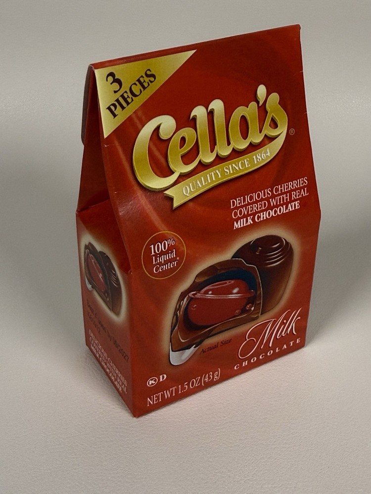 🍫 Cella’s Milk Chocolate Covered Cherries – 1.5 oz Candy – Comb.SHIP +$1/ea