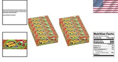 Bulk Strawberry Watermelon Bubble Gum – 180ct, 36 Boxes