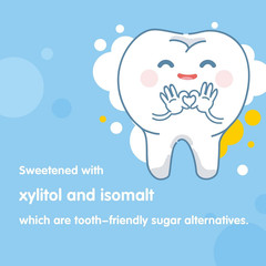 Sugar Free Lollipops with Vitamin C, Xylitol Hard Candy Assorted Fruit Flavors