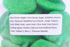 Kauffman Orchards Gummi Sour Green Apple Candy