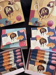 5 (ORIGINAL) VIRAL FIX DUBAI CHOCOLATE KNAFEH PISTASHIO, Box of 5 FRESH DELIVERY