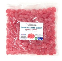 Claeys Sanded Candy Drops, Cinnamon, 2 Pound 2 (Pack of 1), Red