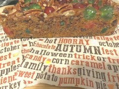 Nanny’s Homemade Fruit cake 1 lb Loaf with KY MOONSHINE extra nuts and fruit