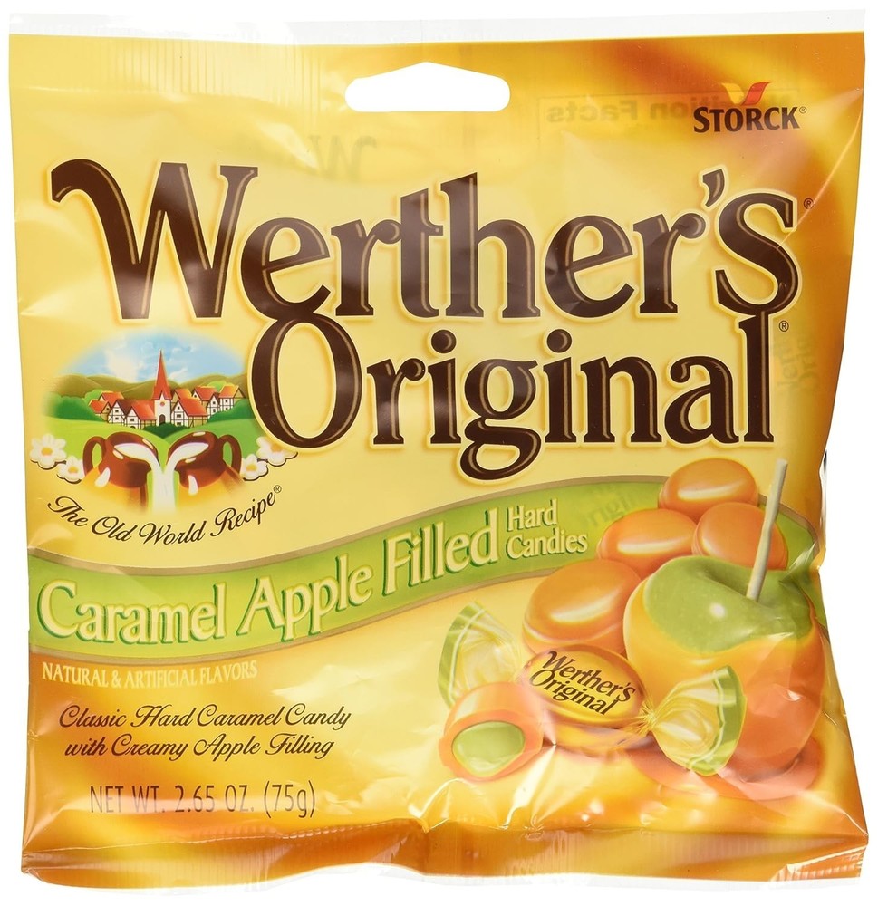 Werther’S Original Caramel Apple Filled Hard Candies 2.65 oz Bags (Pack of 3)