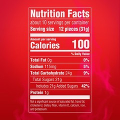 SKITTLES GUMMIES Fuego Sweet and Spicy Gummy Candy, Sharing 5.8 ounce, Multi