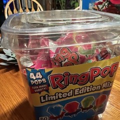 🔥 Ring Pop, Limited Edition Mix, 44 Count. 0.5 Oz Each, New, Sealed 22 Oz 🔥