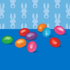JOLLY RANCHER Original Fruit Flavored Jelly Beans, 14 Ounce, Orange,Blue