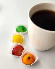 Fruit Shaped Marzipan Candy 4 Ounce Box Traditional European Recipe Kosher