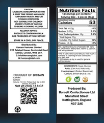 Mega Sour Raspberry 250G Sour Candy UK Fizz Balls – Handcrafted in Britain