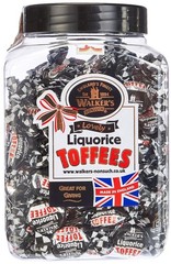 44.09 Oz Handcrafted British Liquorice Toffees with Rich Flavor & No Additives