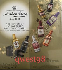 ANTHON BERG Liquor Chocolate Liqueurs with Original Spirits 64 pieces Candy