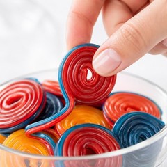 Dual Flavor Licorice Wheel Candy | Dual Line 32 oz (2 LB) Bag | Bulk Candy